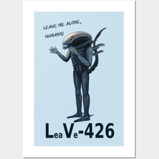 Xenomorph Print: LeaVe-426 Posters and Art